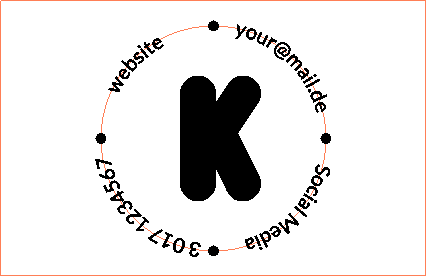 CircularContactBusinessCard.xcs