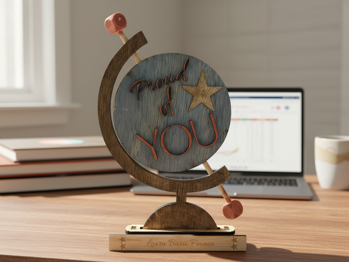 Rotating Graduation Globe Sign with Picture Frame graduation gift design
