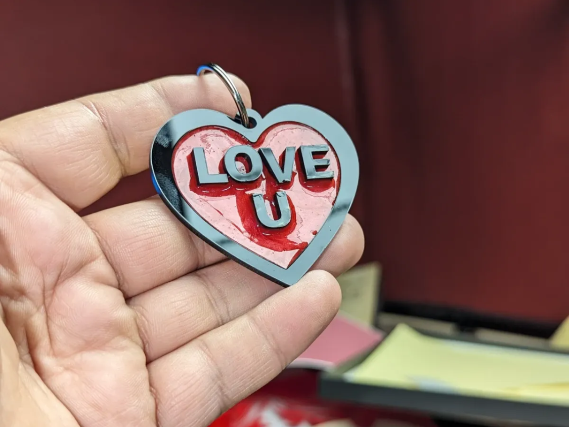 Love U 열쇠고리 (발렌타인위타임) 스타퍼 아이디어