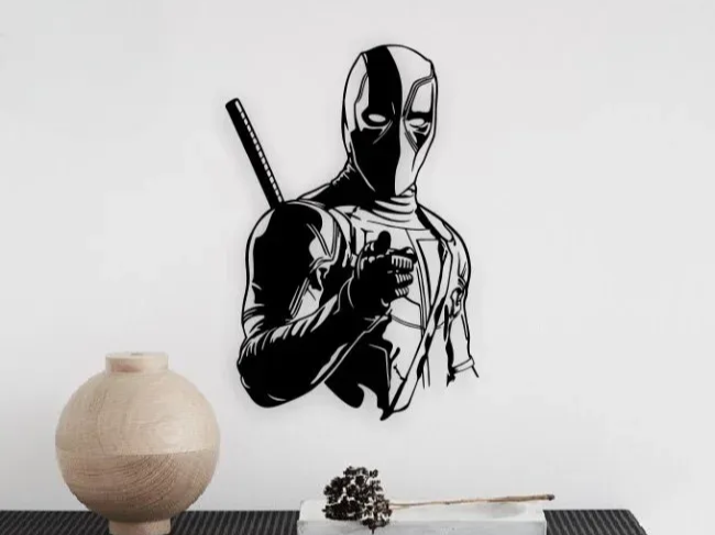 Deadpool Wall Art SVG