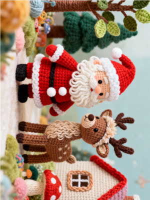 Santa Claus and his reindeer.xcs