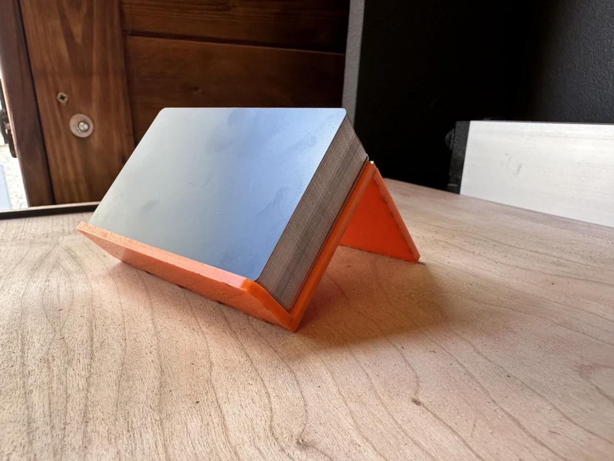 Acrylic Business Card Holder laser cut business card holder idea