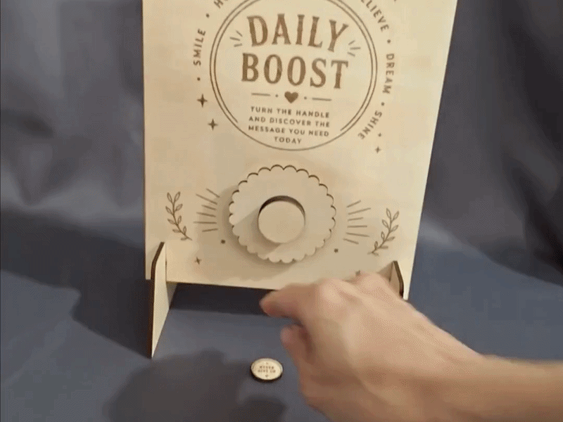 Distributeur de messages inspirants