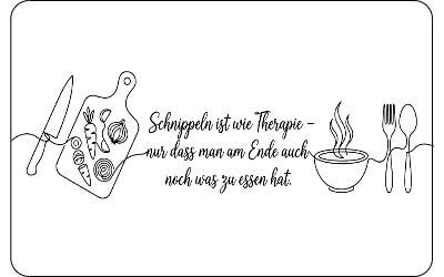 Schnippel ist wie Therapie....xcs