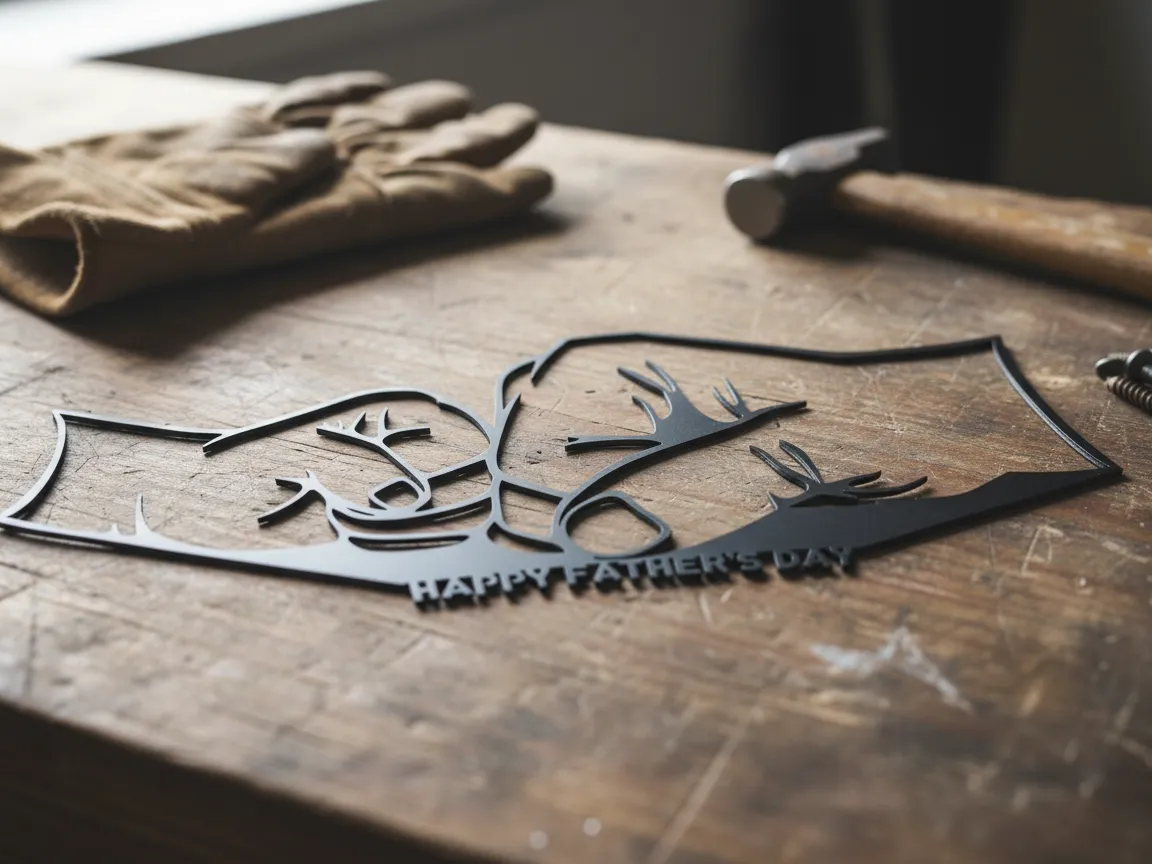Happy Father's Day Metal Wall Art metal wall art design