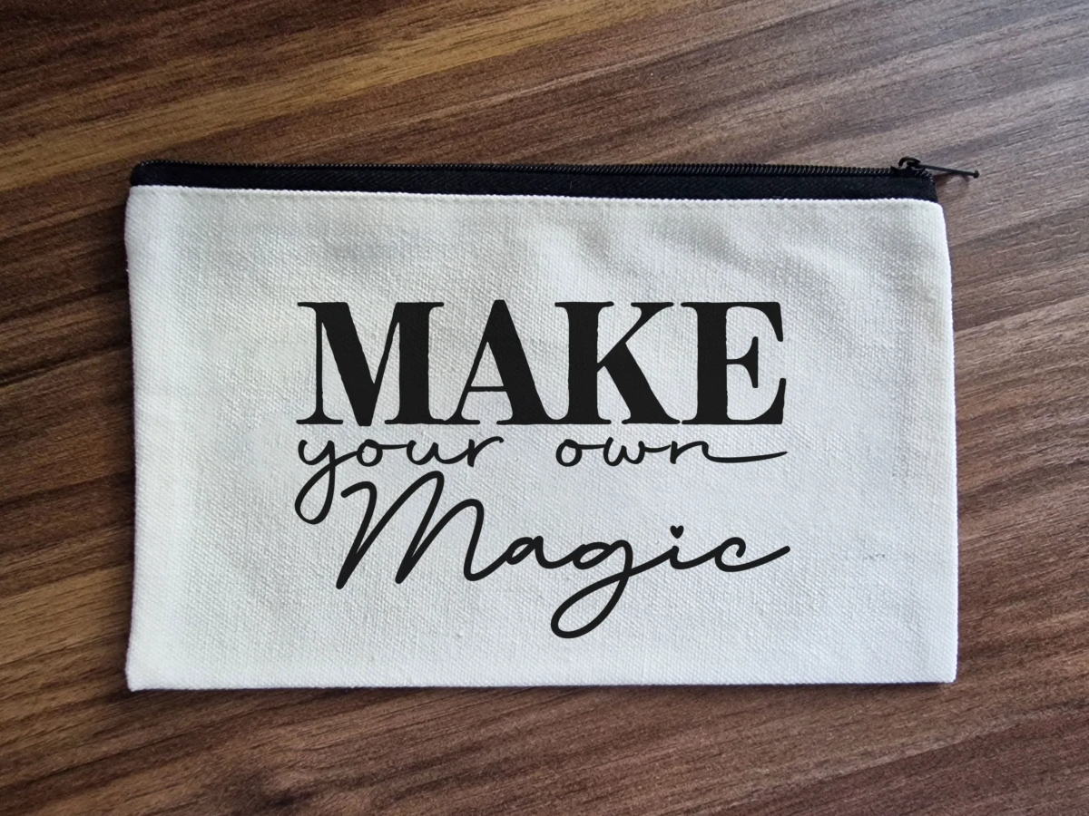 HTV Vinyl Make Your Own Magic Makeup Pouch