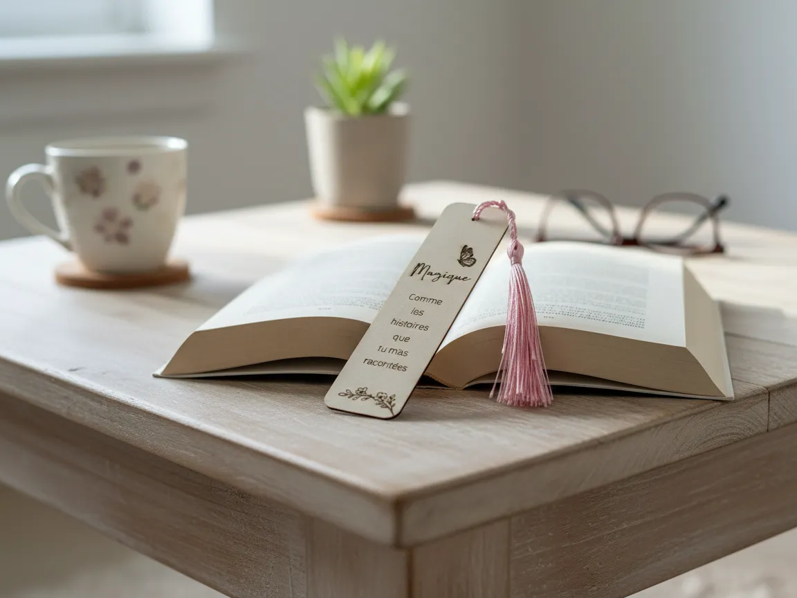 Personalized Wooden Grandma Bookmark gift design