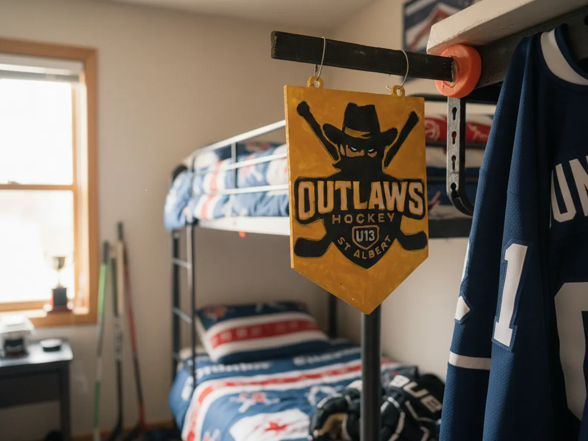 Hockey Team Banner sports logo design
