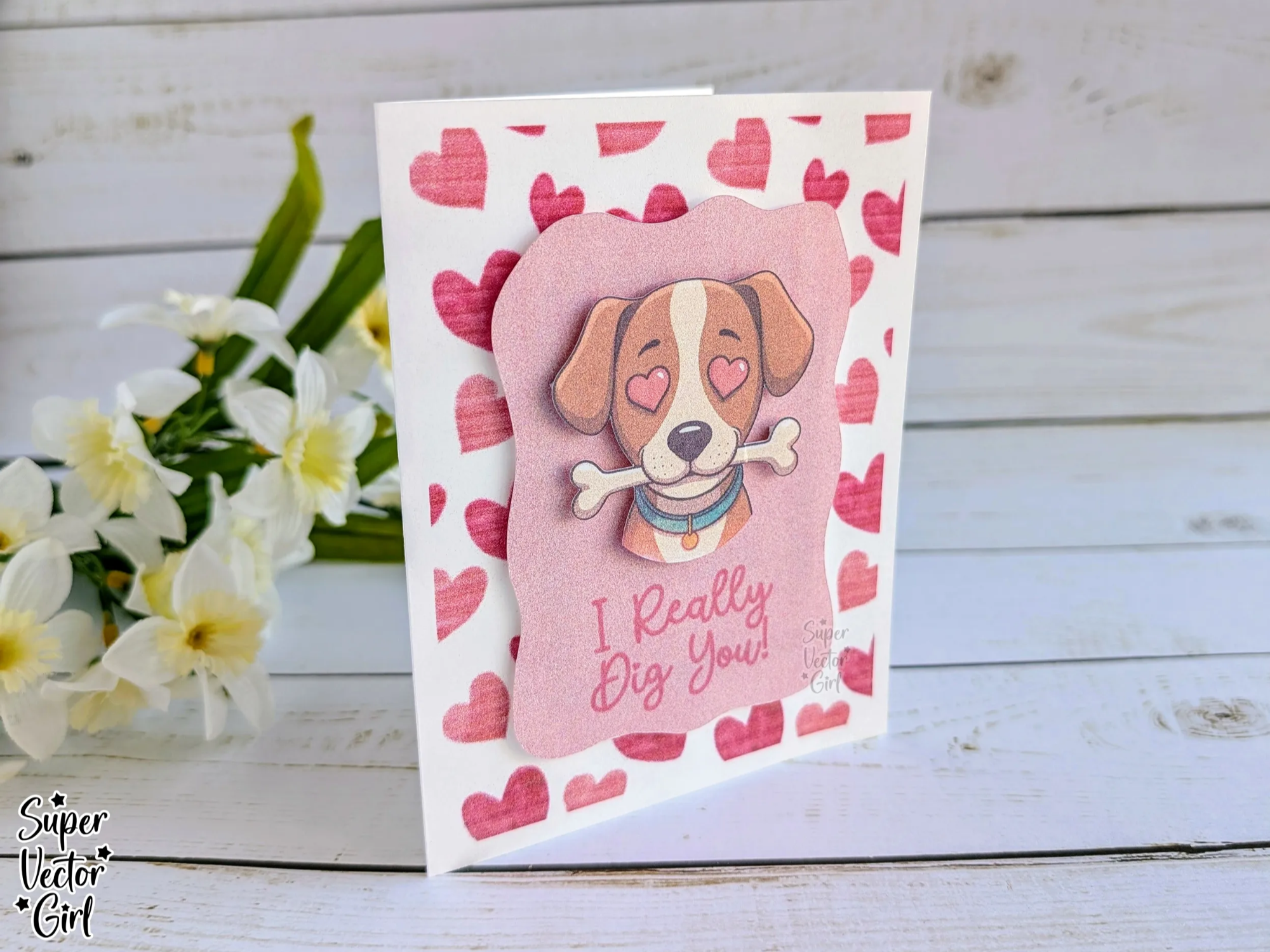 Valentine's Day Card (I Dig You) birthday card design