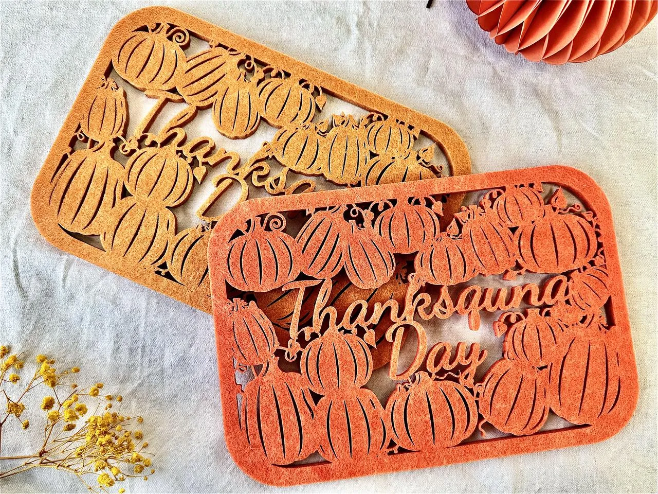 Set de table pour le repas de Thanksgiving – design de cadeau de Thanksgiving