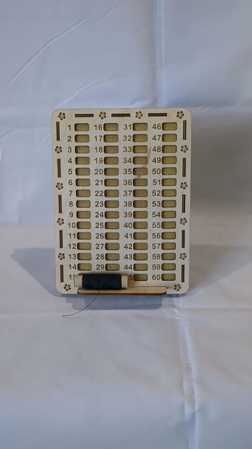 [Laser cut and engrave] Gift embroidery desk organizer, laser cut model, embroidery stand. Stand holder design, gift desk display, laser cutting pattern. Gift for her.