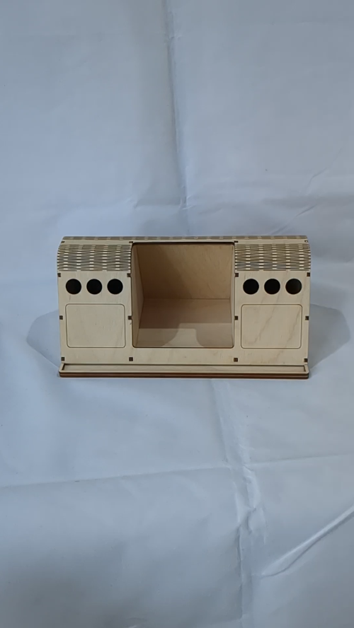 [Laser cut and engrave] Gift Desk Organizer Laser Cut Template, Display Holder iPhone, Office School Accessory