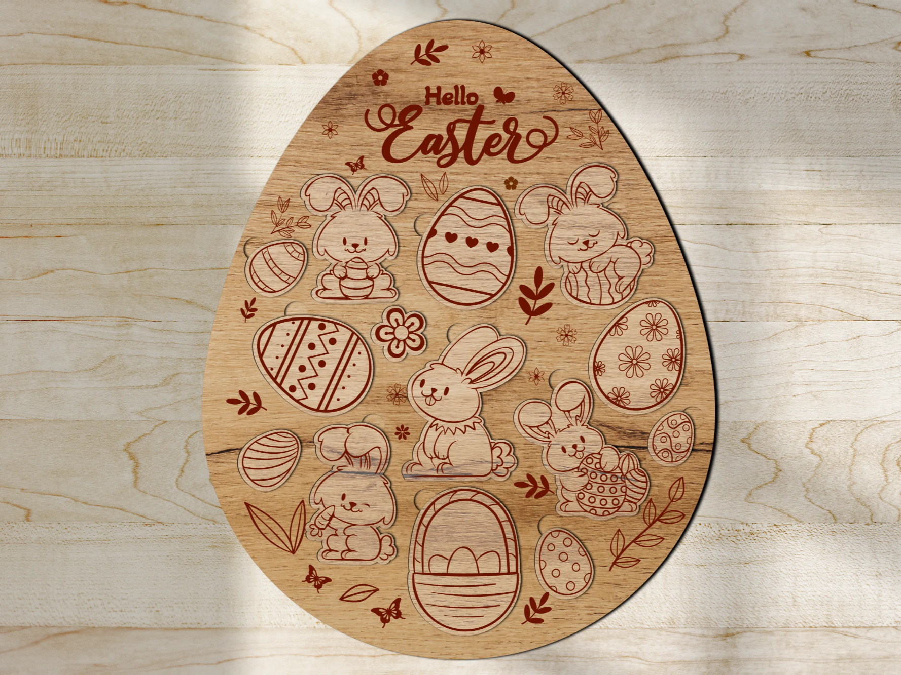 Easter Egg Puzzle for Children easter gift design