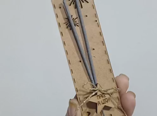 [Laser cut and engrave] Sparkler Favors - Happy New Year - wedding