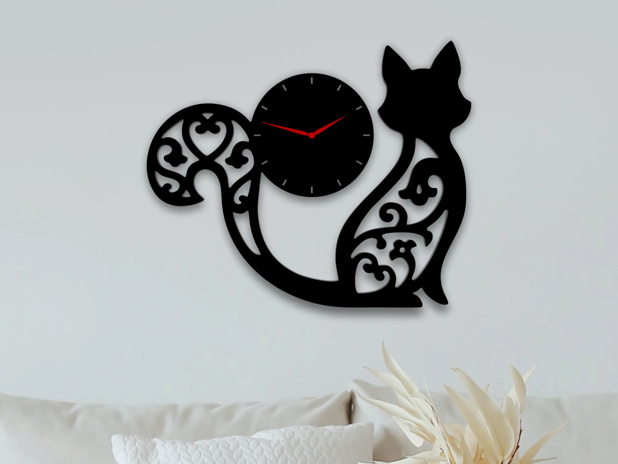 Cat Wall Clock wall clock design