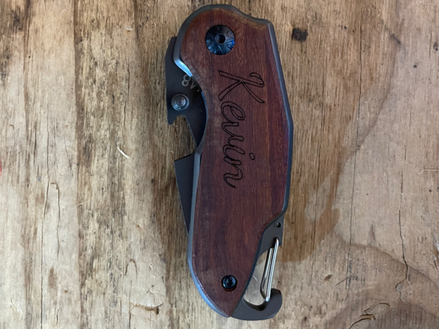 Engraved Folding Pocket Knife groomsmen gift idea