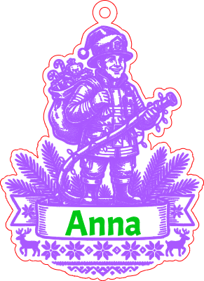 Personalized Firefighter Christmas Ornament.xcs