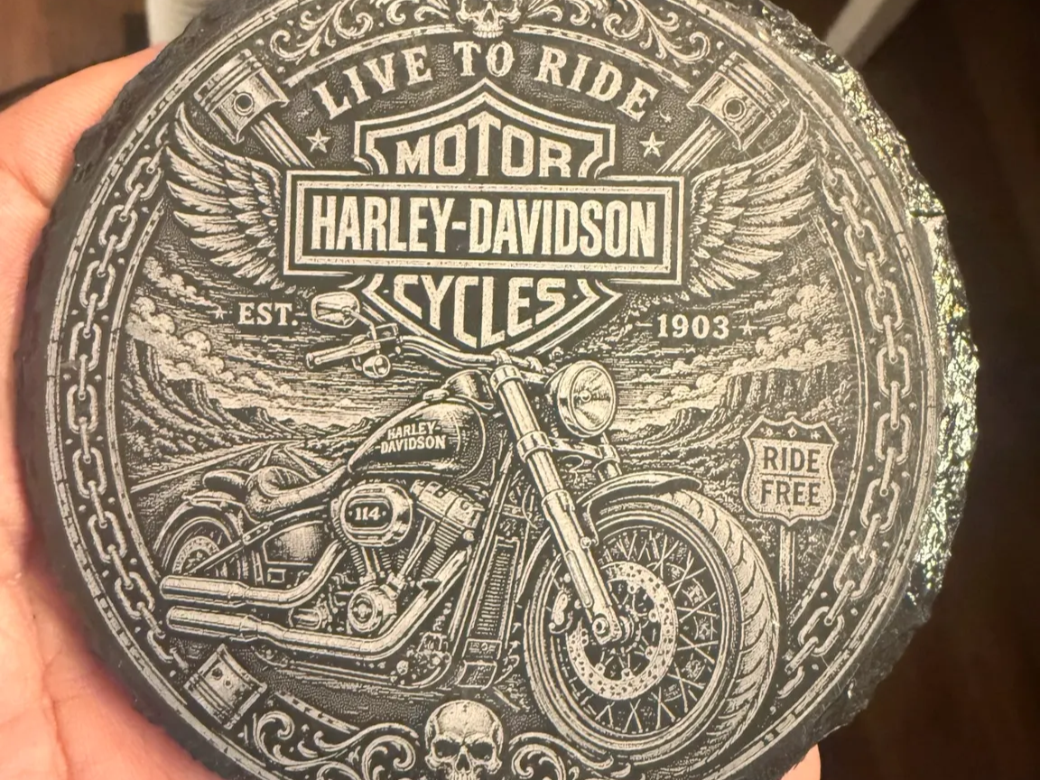 Harley-Davidson Slate Coaster gift idea