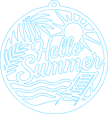 Hello Summer - Aufhänger.xcs