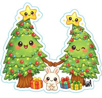 Weihnachtsbäume und Häschen.xcs