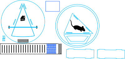 Mäusefalle Mousetrap Eimer 22cm Durchmesser.xcs