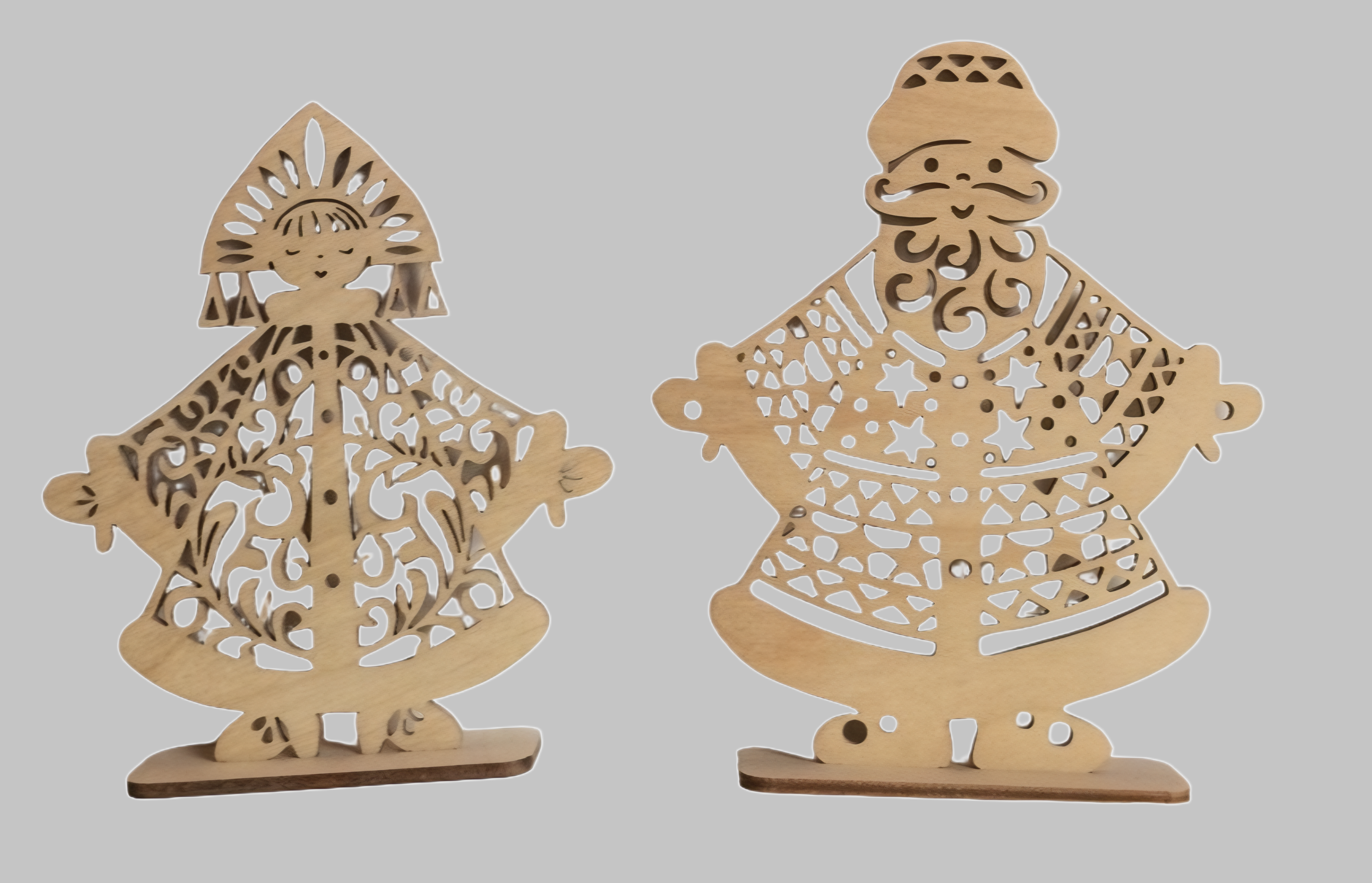 Ded Moroz and Snegurochka Christmas Decoration christmas gift design