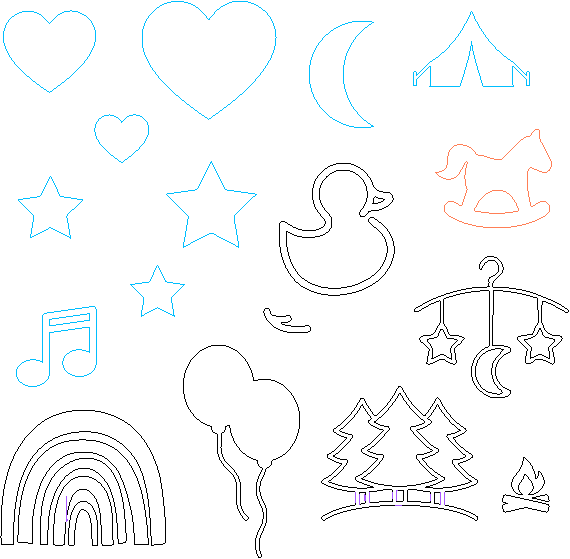 Childrens Images Stencil.xcs