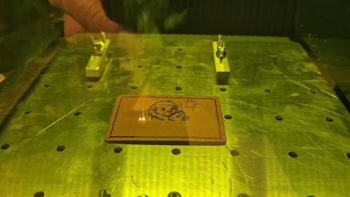 [Laser cut and engrave] Laser Engraved Leather Patch with Cute Lion Family Design