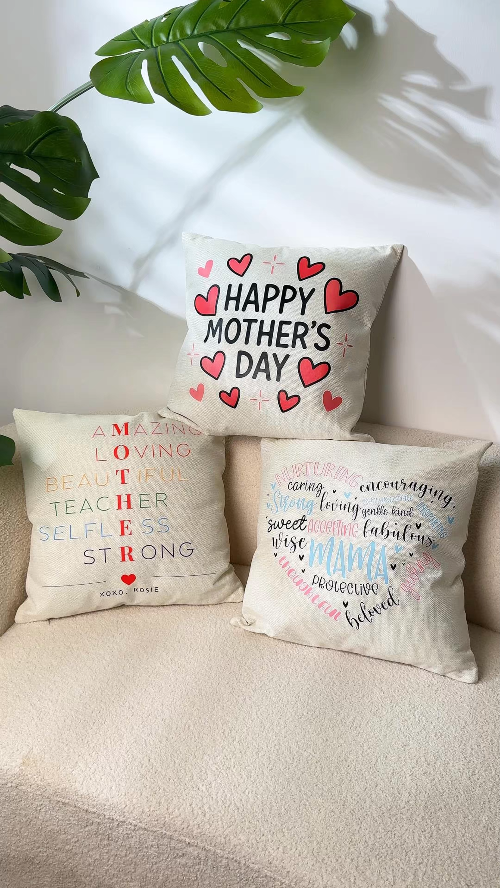 [DTF Printing] Mother's Day Decorative Throw Pillows