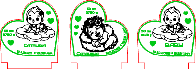 Acryl 5mm Baby Mädchen-Junge.xcs