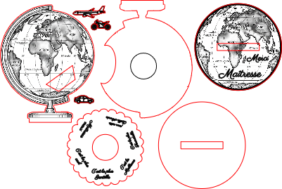 carte rotative globe terrestre merci maîtresse.xcs