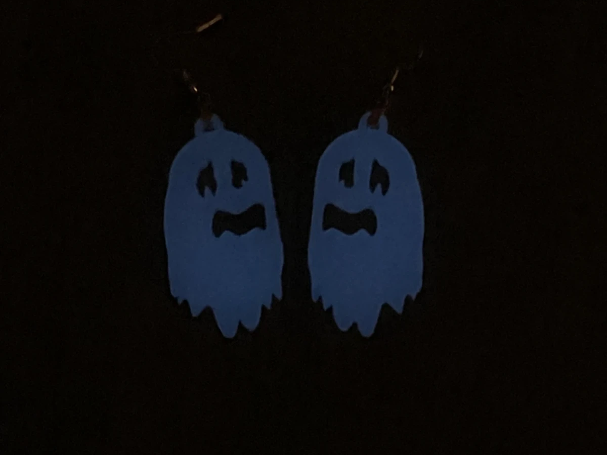 Glow in the Dark Ghost Earrings