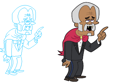 dracula billy and mandy fridge magnet.xcs