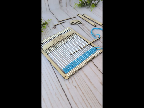 [Laser cut and engrave] Weaving Loom Kit