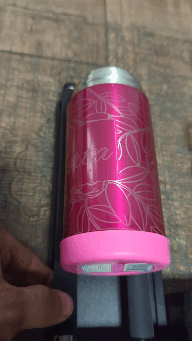 [Laser cut and engrave] Flower Tumbler