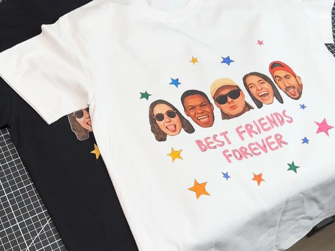 "Best Friends Forever" Printed T-Shirt gift design