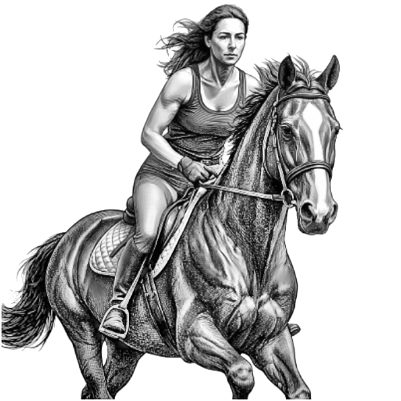 Female  Equestrian_3_Cantering.xs