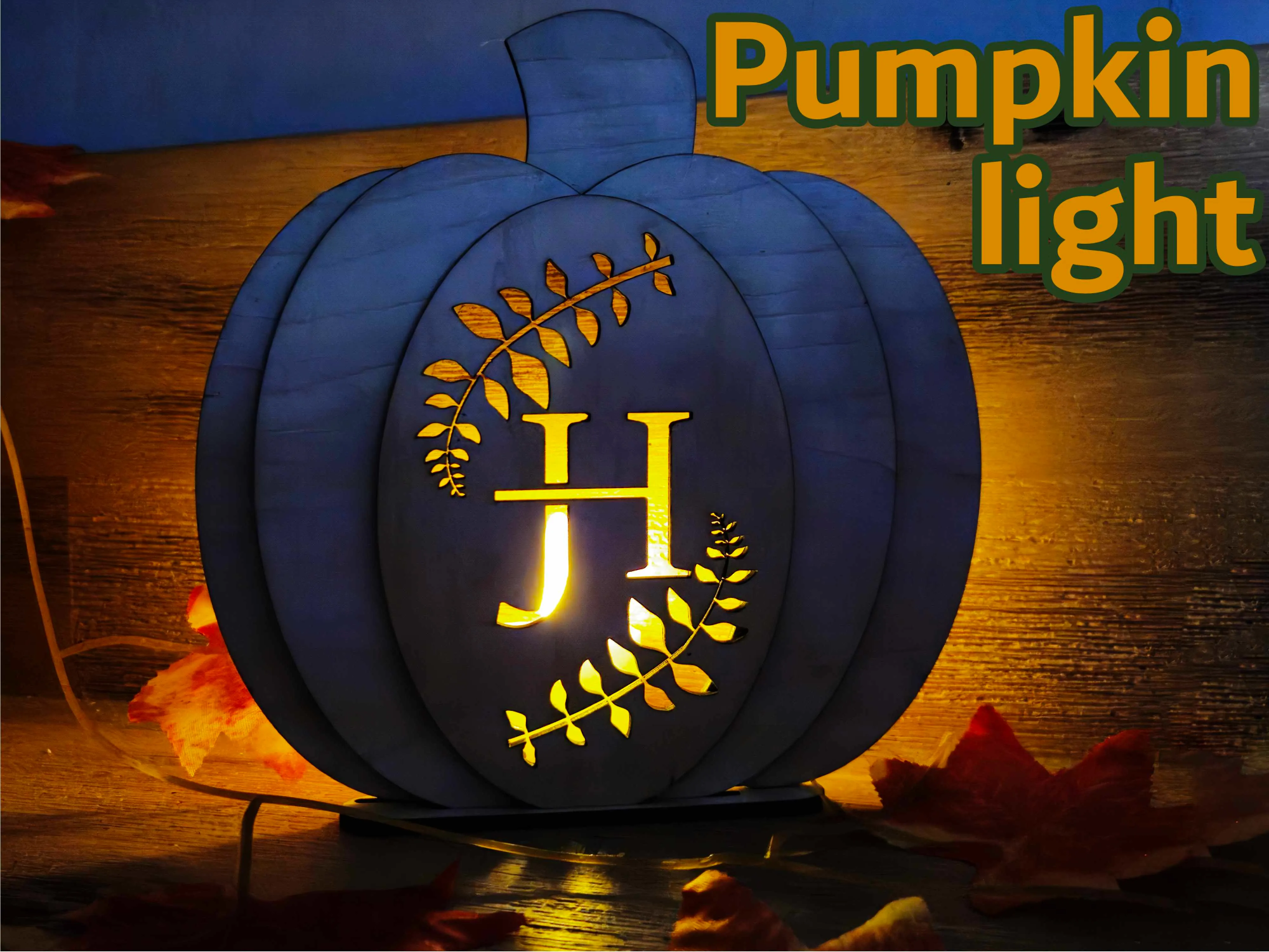 Lampka dyniowa pomysł na dekorację na Halloween