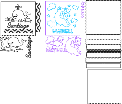 Caja para letreros Deslizable (33x33).xcs