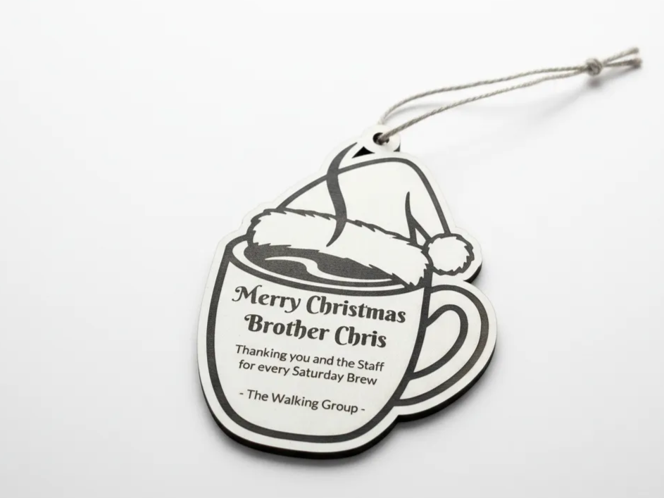 Personalized Christmas Mug Ornament Christmas Eve box idea