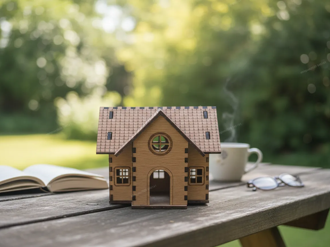 Miniature Wooden House Model | Free Files - Atomm