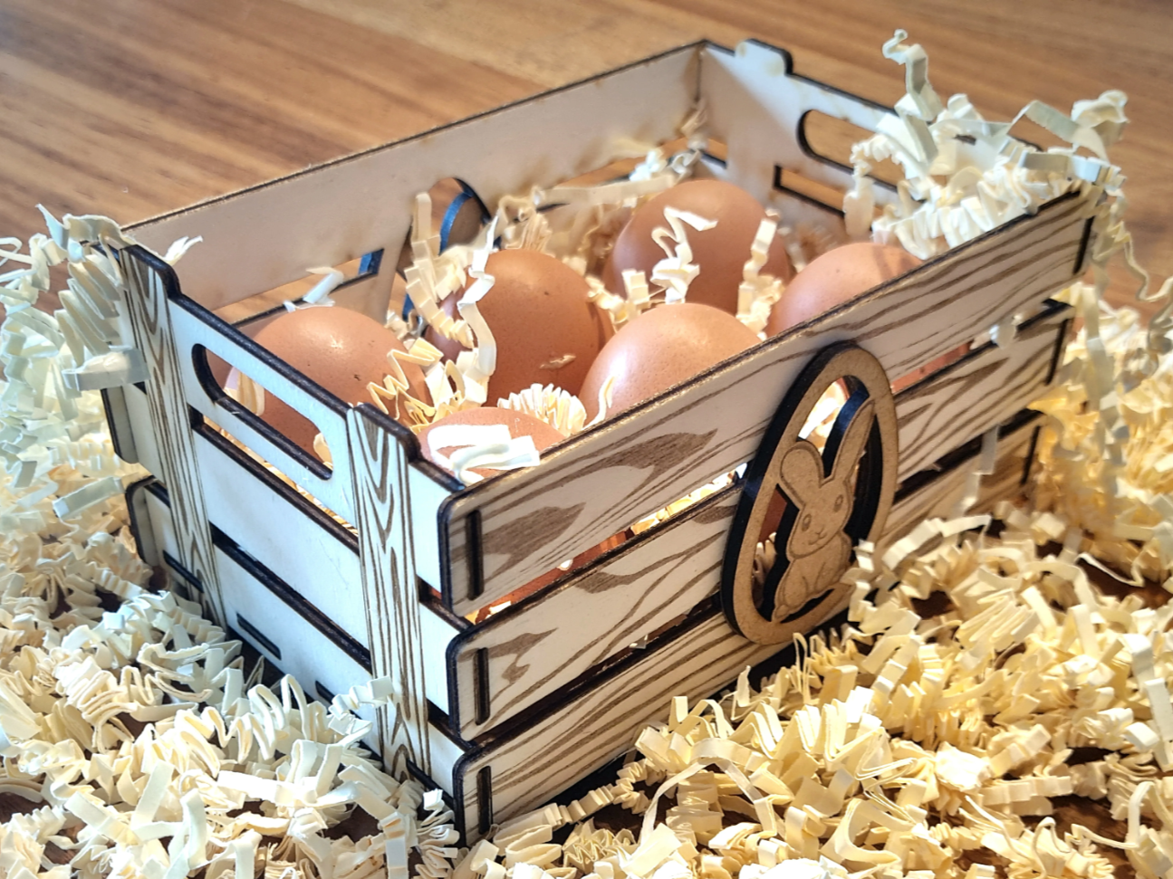 Wooden Easter Box, Style 1 easter gift design