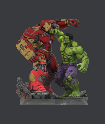 Hulk Buster vs Hulk.xcs