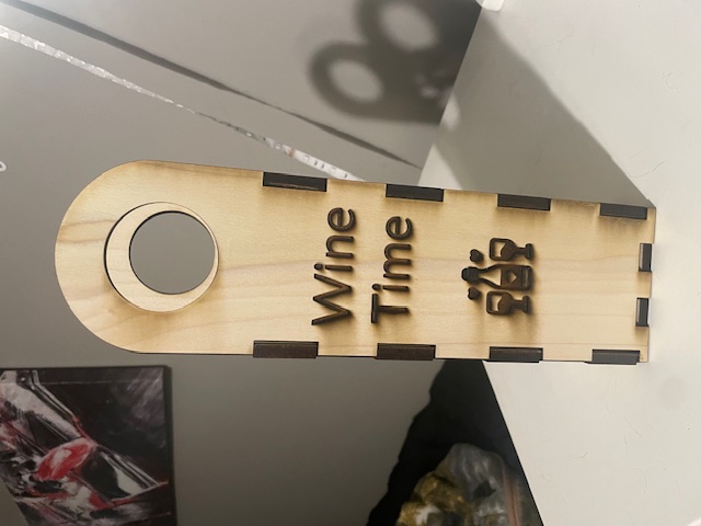 Wooden Box for Holding Wine wooden box idea