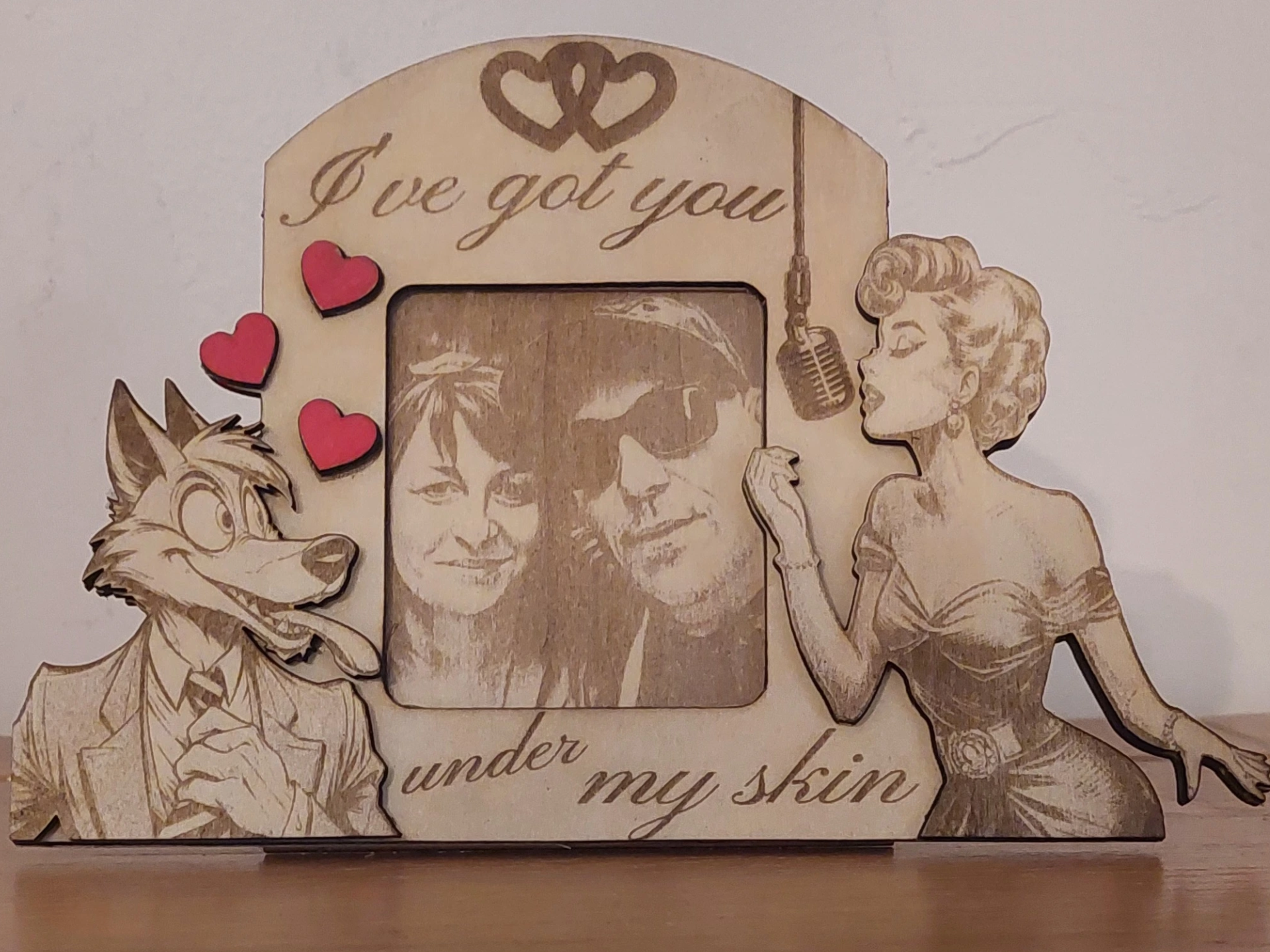 "I've Got You Under My Skin" Photo Frame photo frame design