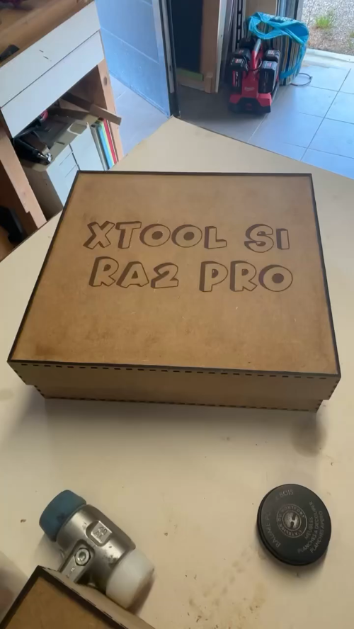 [Laser cut and engrave] Laser Engraved XTOOL SI RA2 PRO Wooden Sign