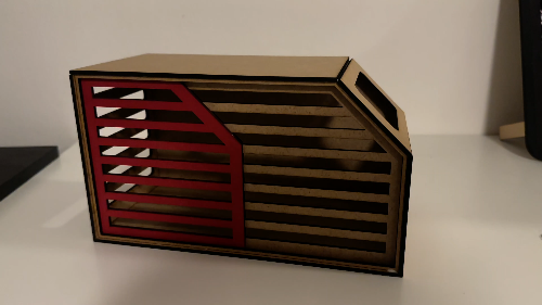 [Laser cut and engrave] Modern Hamster House