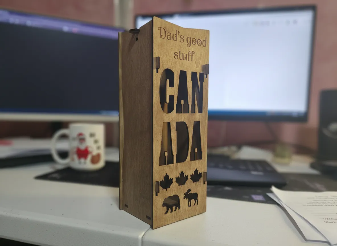 Gift box for Whiskey - Dad's good stuff anniversary gift for him idea