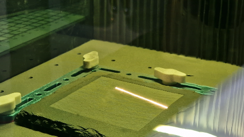 [Laser cut and engrave] Laser Engraved Santa Claus Slate Christmas Wall Art Decor