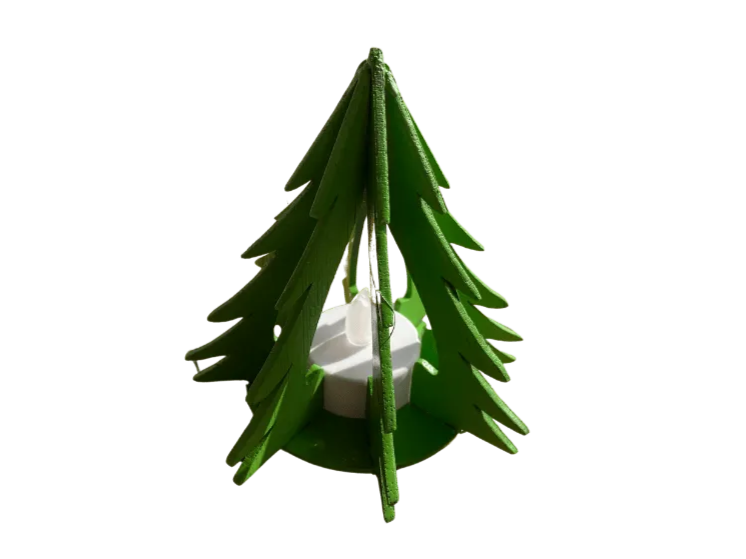 Green LED Tree Ornament light up Christmas tree ornament idea